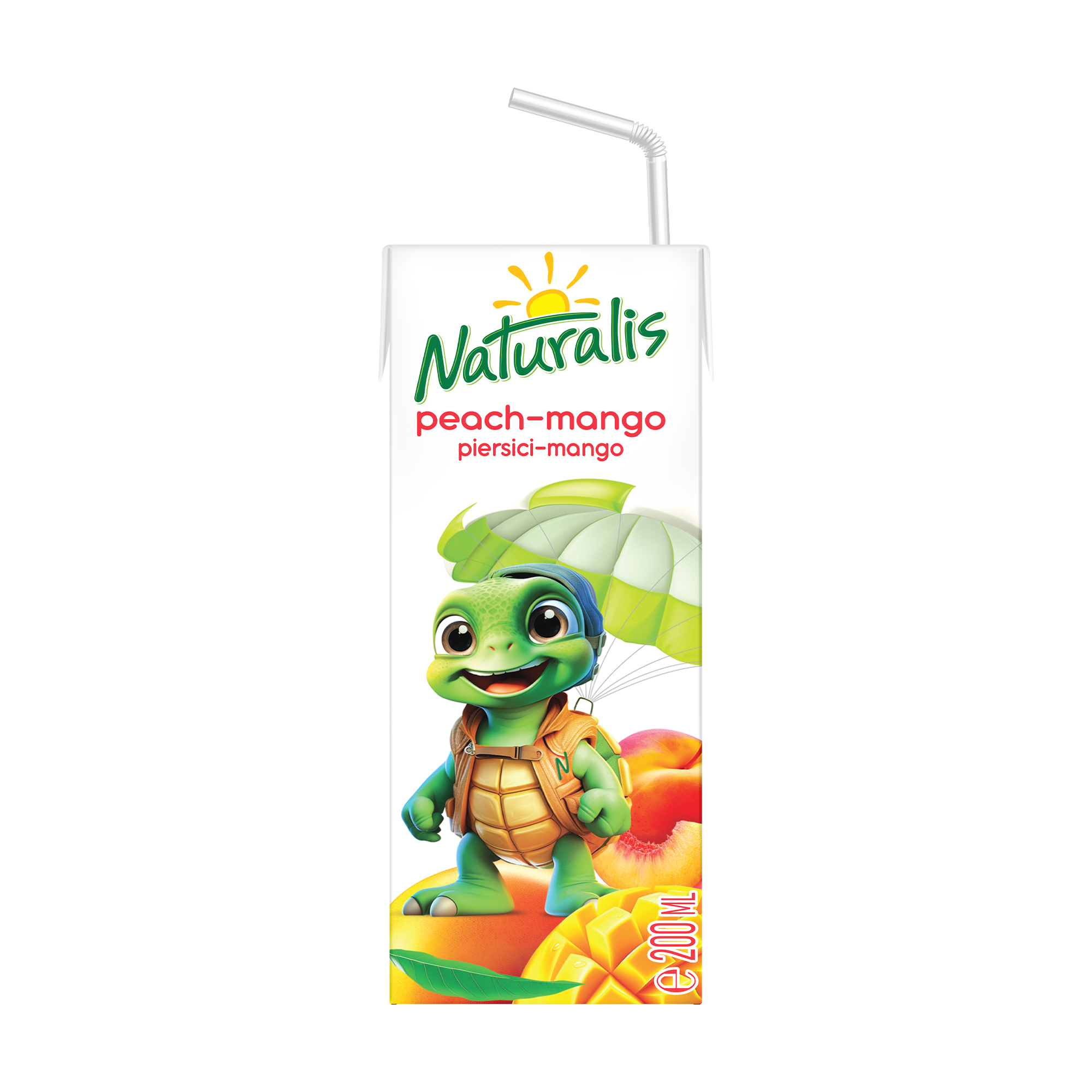 Напій Naturalis Персик-манго, 200 мл